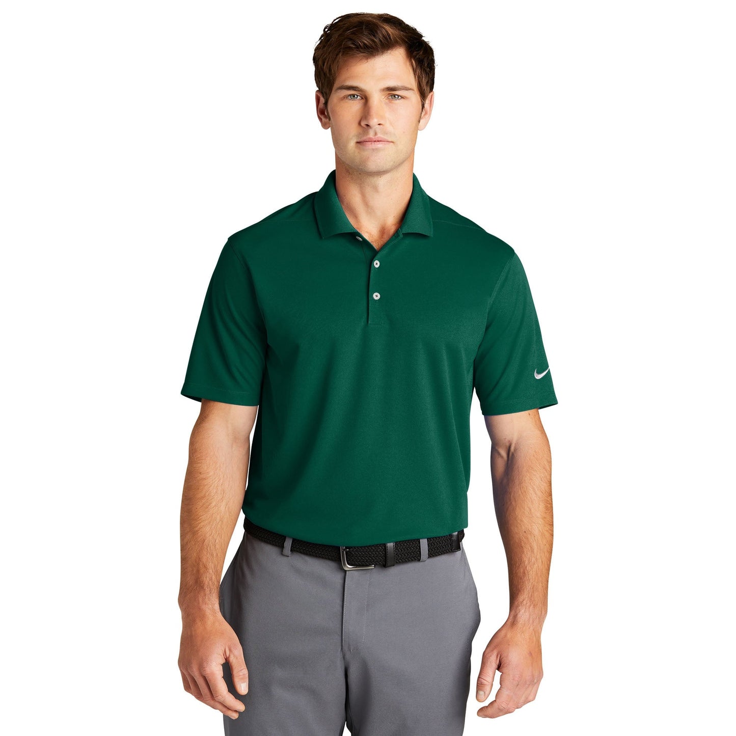 Anthracite Polo - Nike - Dri-Fit Micro Pique