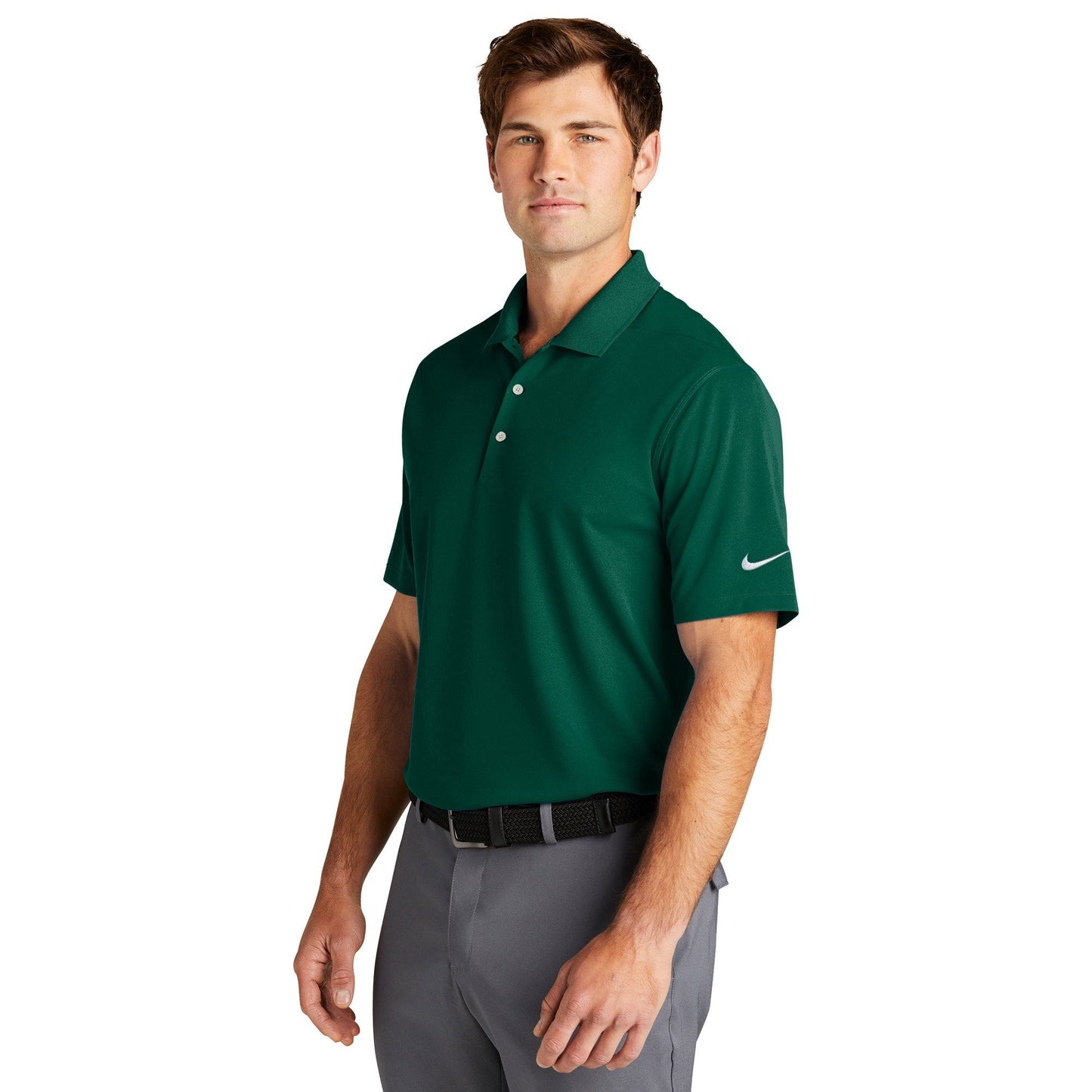 Anthracite Polo - Nike - Dri-Fit Micro Pique