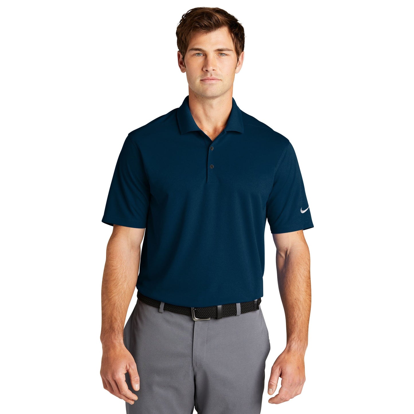 Anthracite Polo - Nike - Dri-Fit Micro Pique