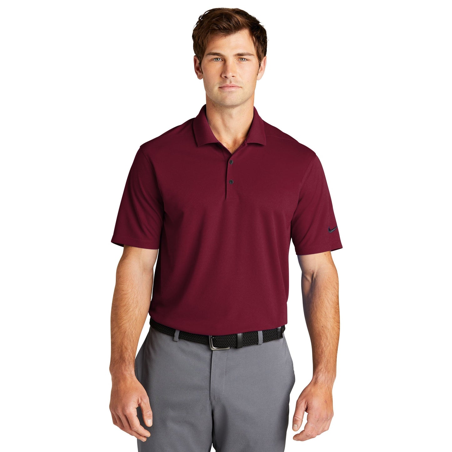 Anthracite Polo - Nike - Dri-Fit Micro Pique