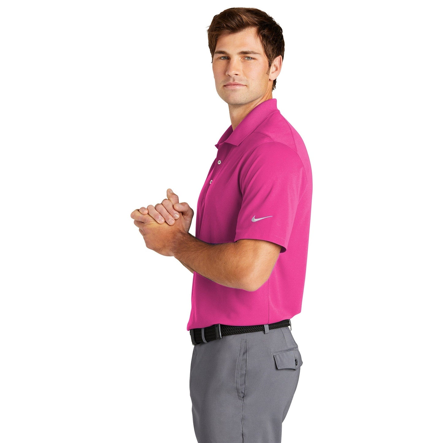 Anthracite Polo - Nike - Dri-Fit Micro Pique
