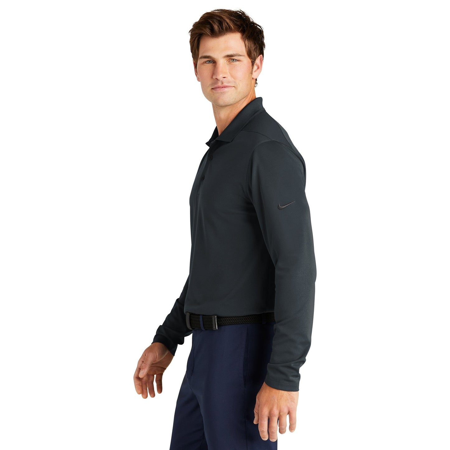 Anthracite Polo Shirt - Nike - Soft Dri-Fit Fabric