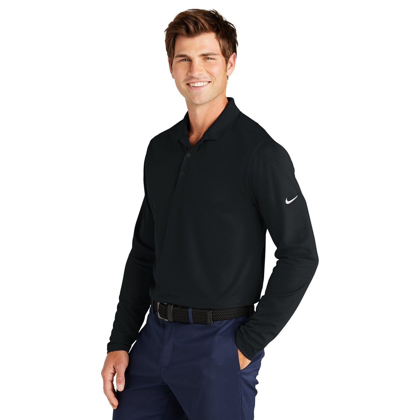 Anthracite Polo Shirt - Nike - Soft Dri-Fit Fabric