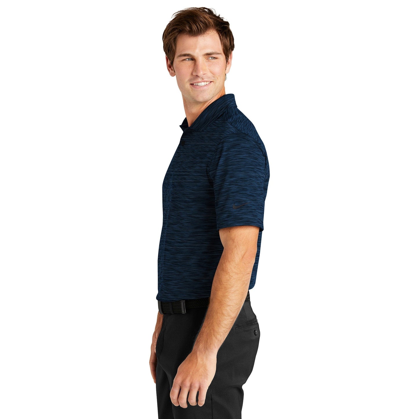 Anthracite Polo Shirt - Nike - Stylish Dri-FIT Fabric