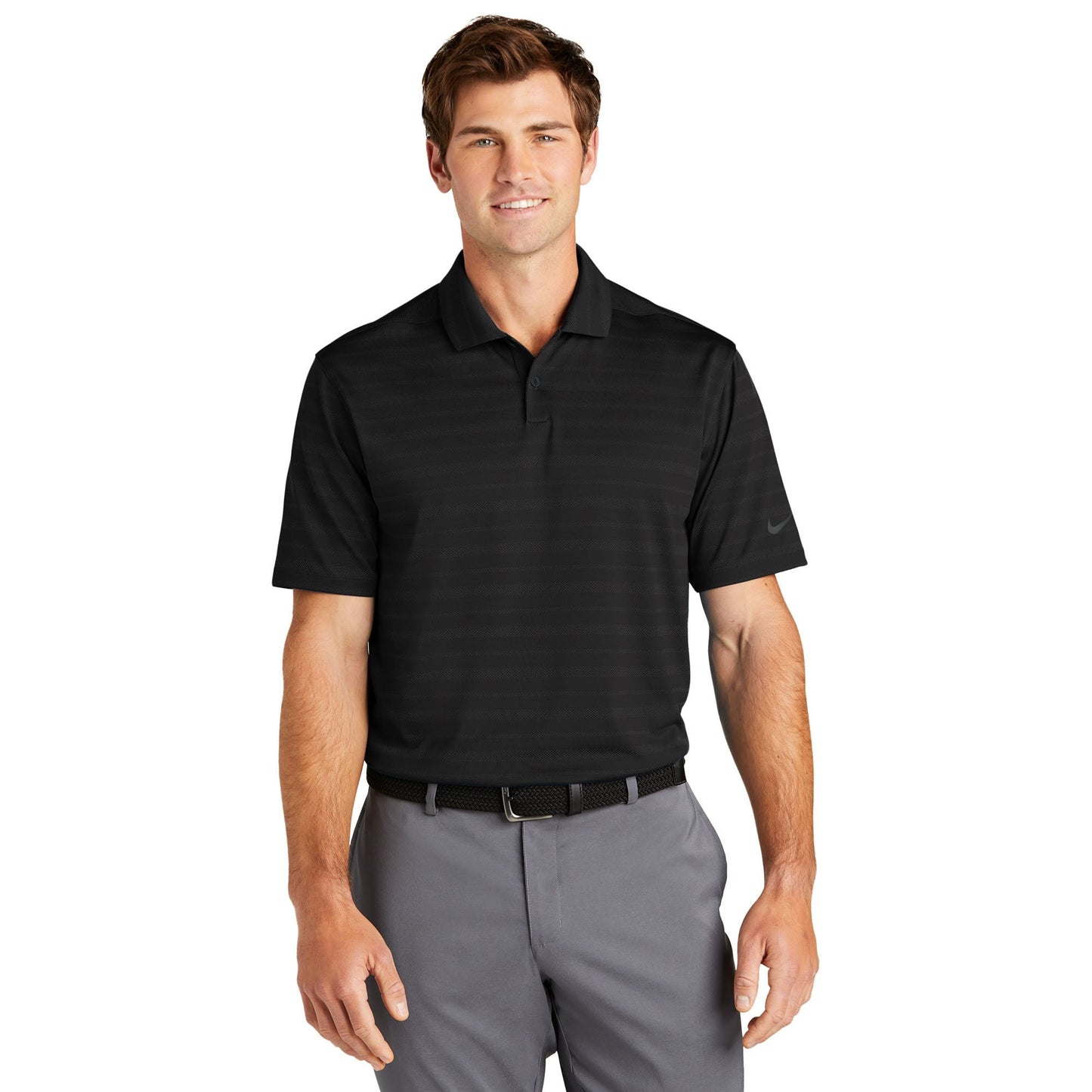 Black Polo Shirt - Nike - Dri-FIT Fabric