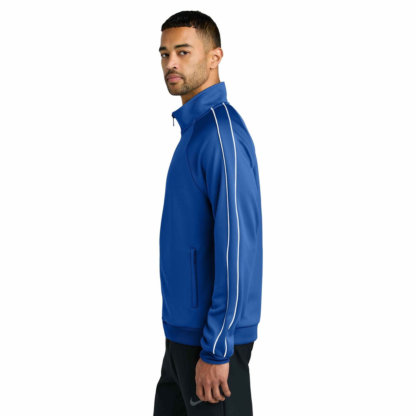 Black Track Jacket - Nike - Stylish Polyester Design