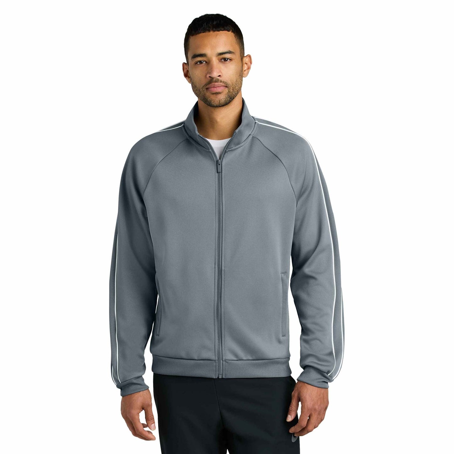 Black Track Jacket - Nike - Stylish Polyester Design