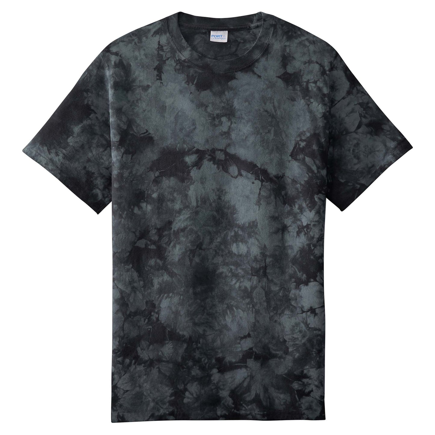 Black Red T-Shirts - Port & Company - Vibrant Tie-Dye