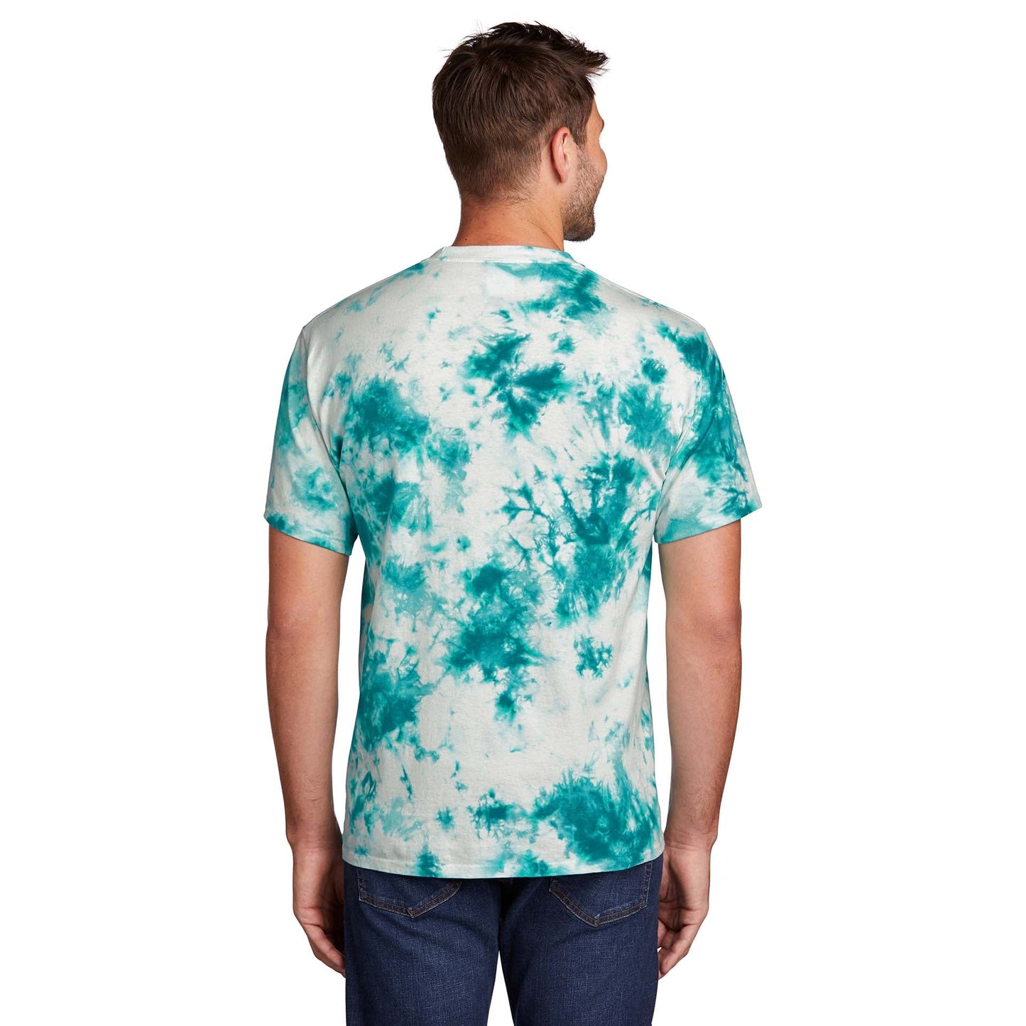 Black Red T-Shirts - Port & Company - Vibrant Tie-Dye