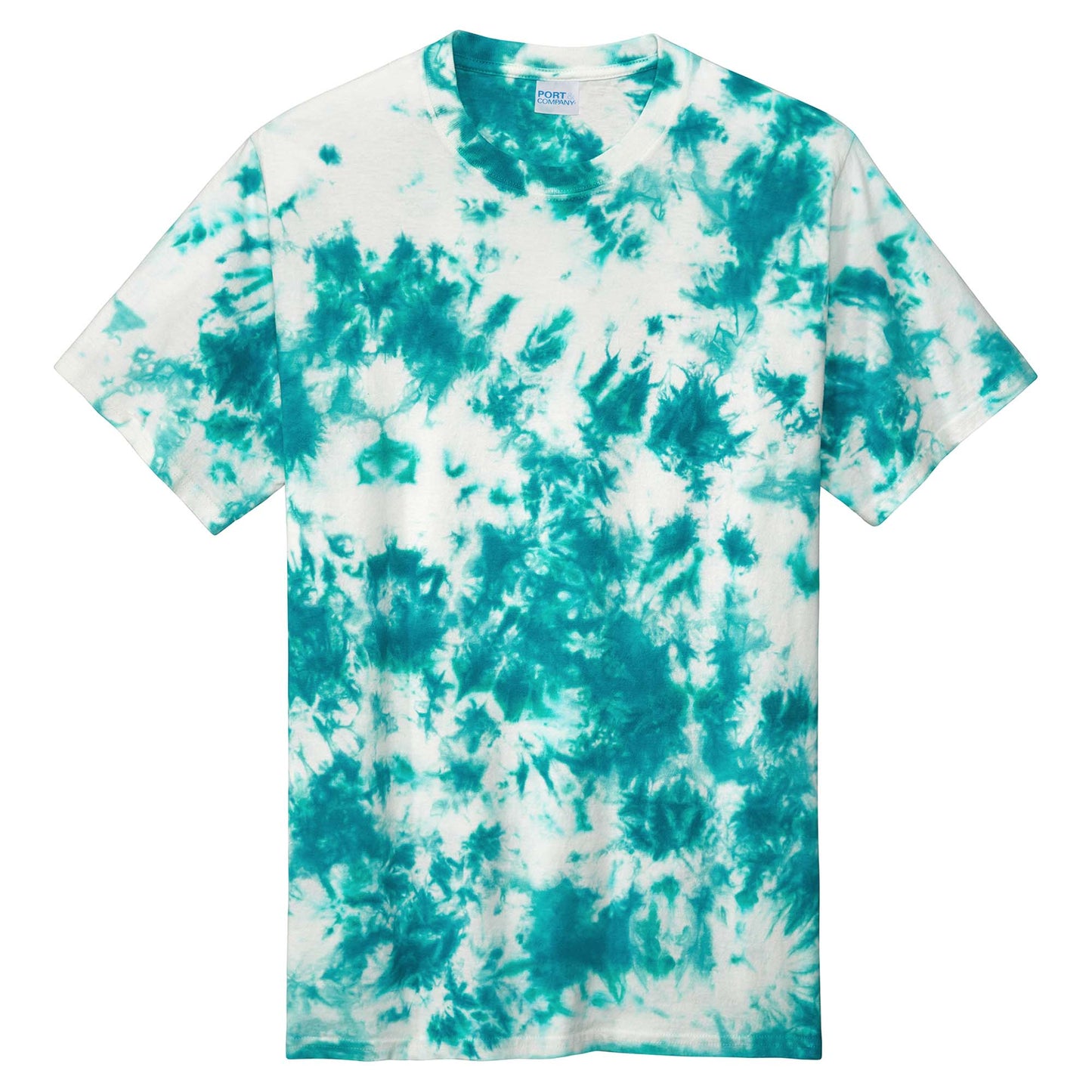 Black Red T-Shirts - Port & Company - Vibrant Tie-Dye