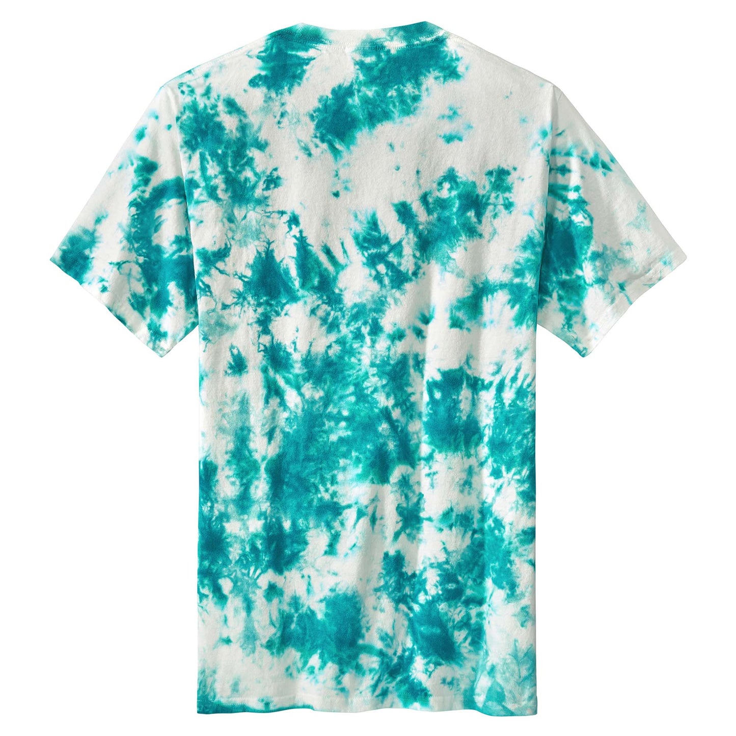 Black Red T-Shirts - Port & Company - Vibrant Tie-Dye