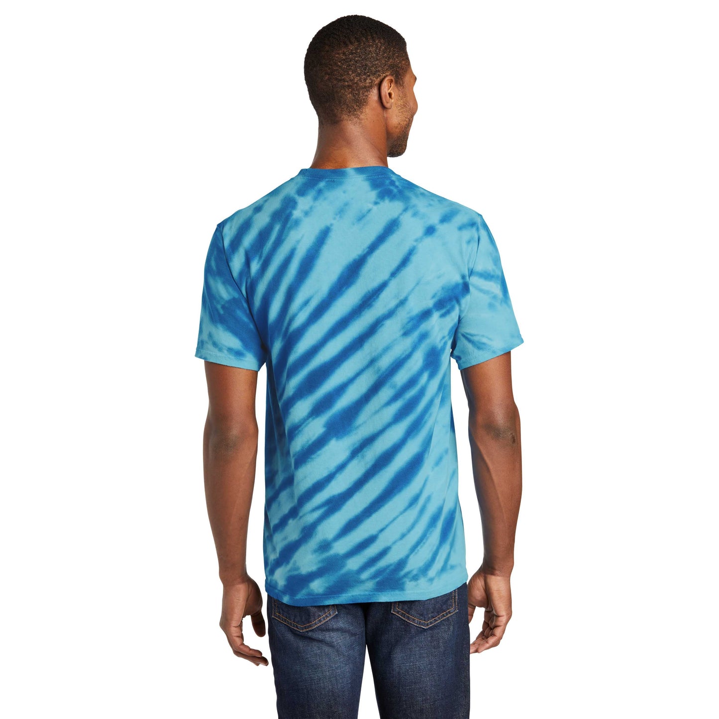 Black Tie-Dye T-Shirt - Port & Company - Vibrant Colors