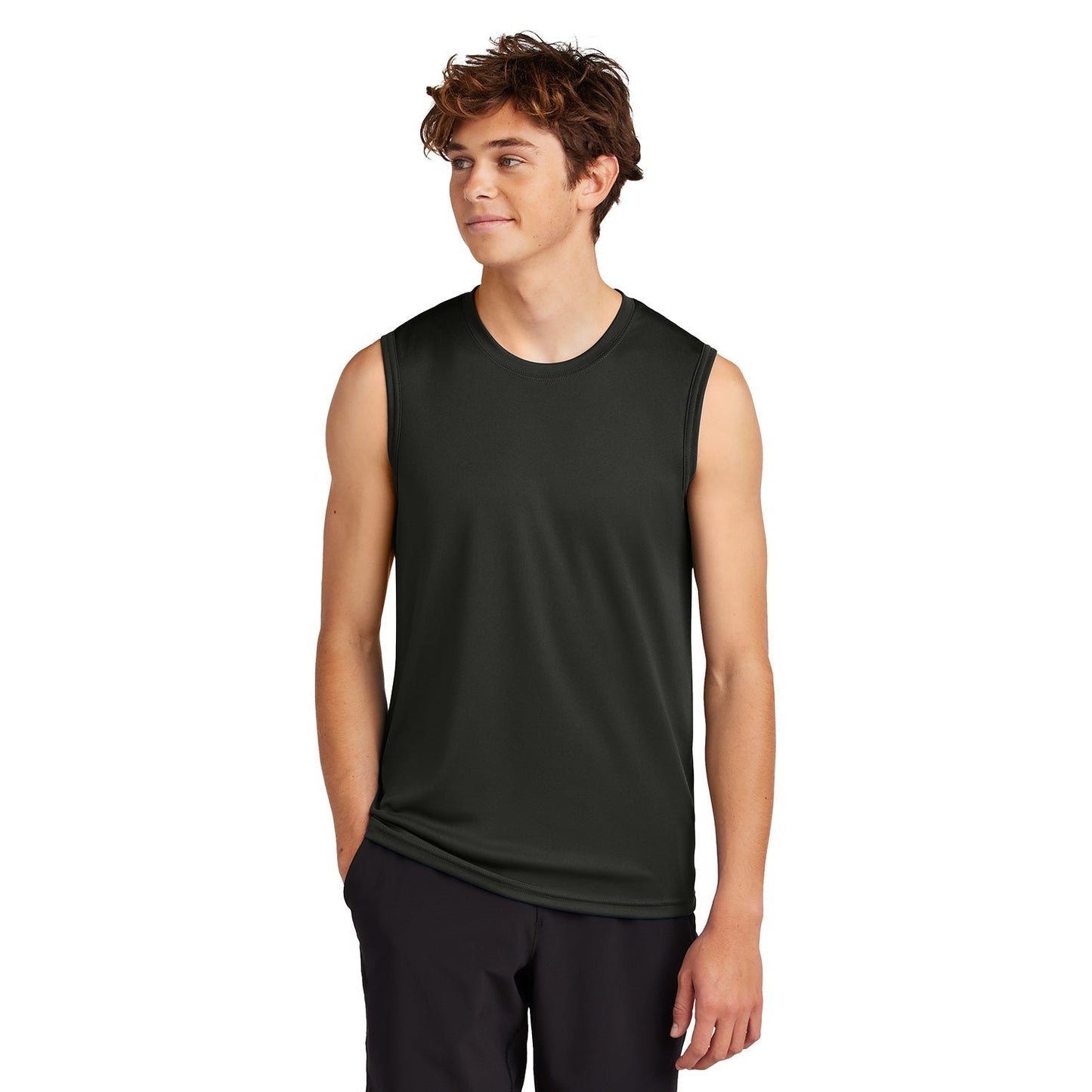 Charcoal Performance T-Shirt - Port & Company - Wicking Fabric