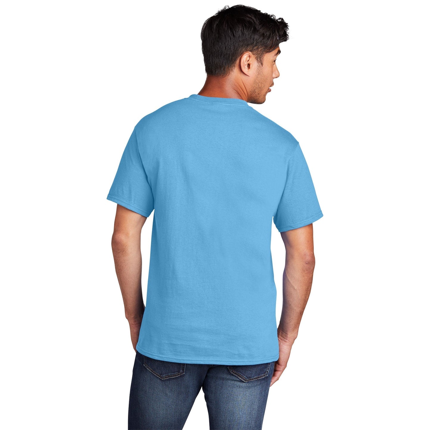 Aquatic Blue T-Shirt - Port & Company - Soft Cotton