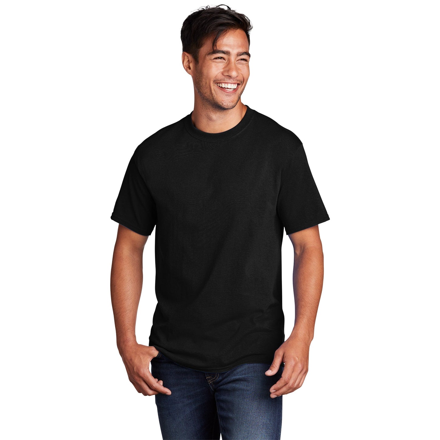 Aquatic Blue T-Shirt - Port & Company - Soft Cotton