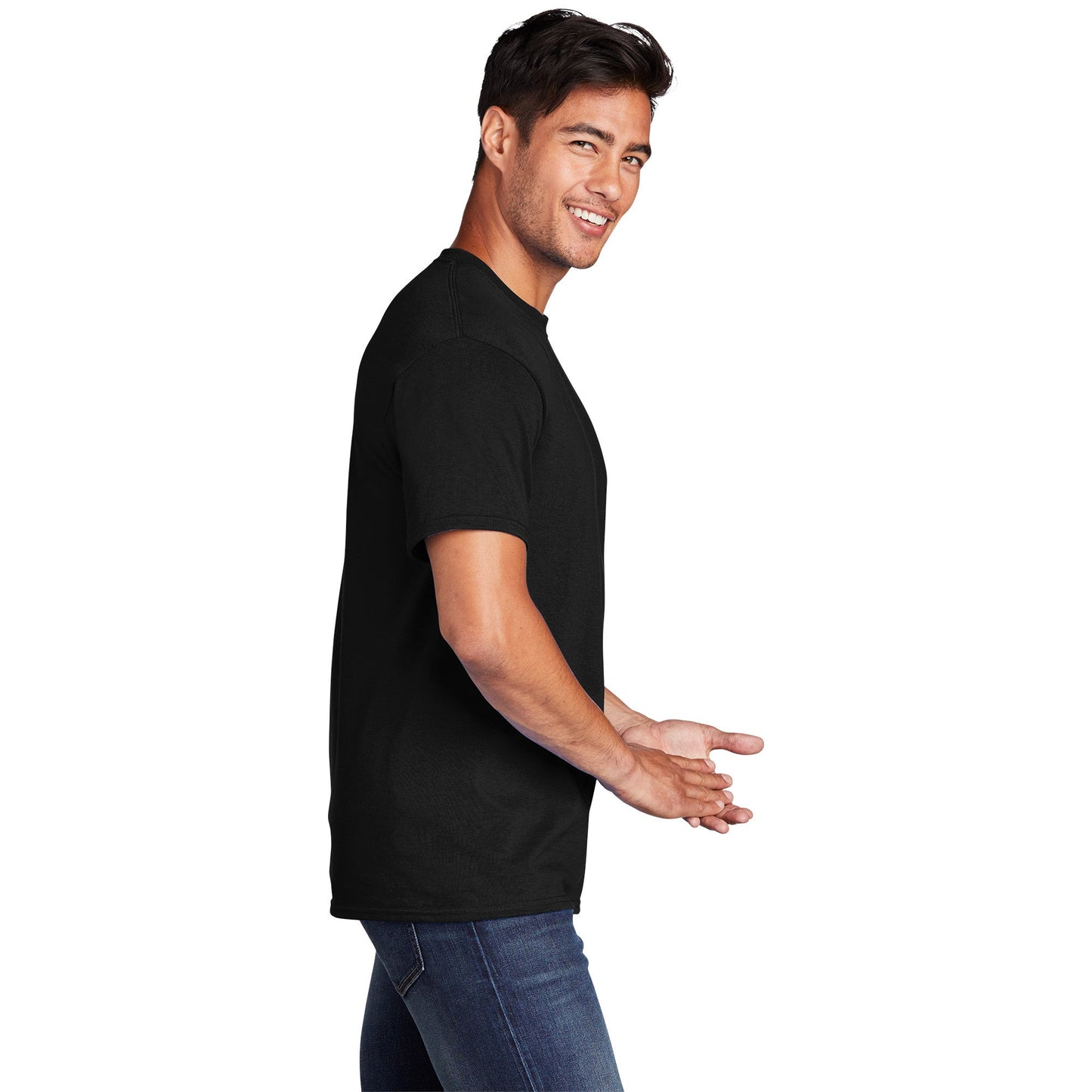 Aquatic Blue T-Shirt - Port & Company - Soft Cotton