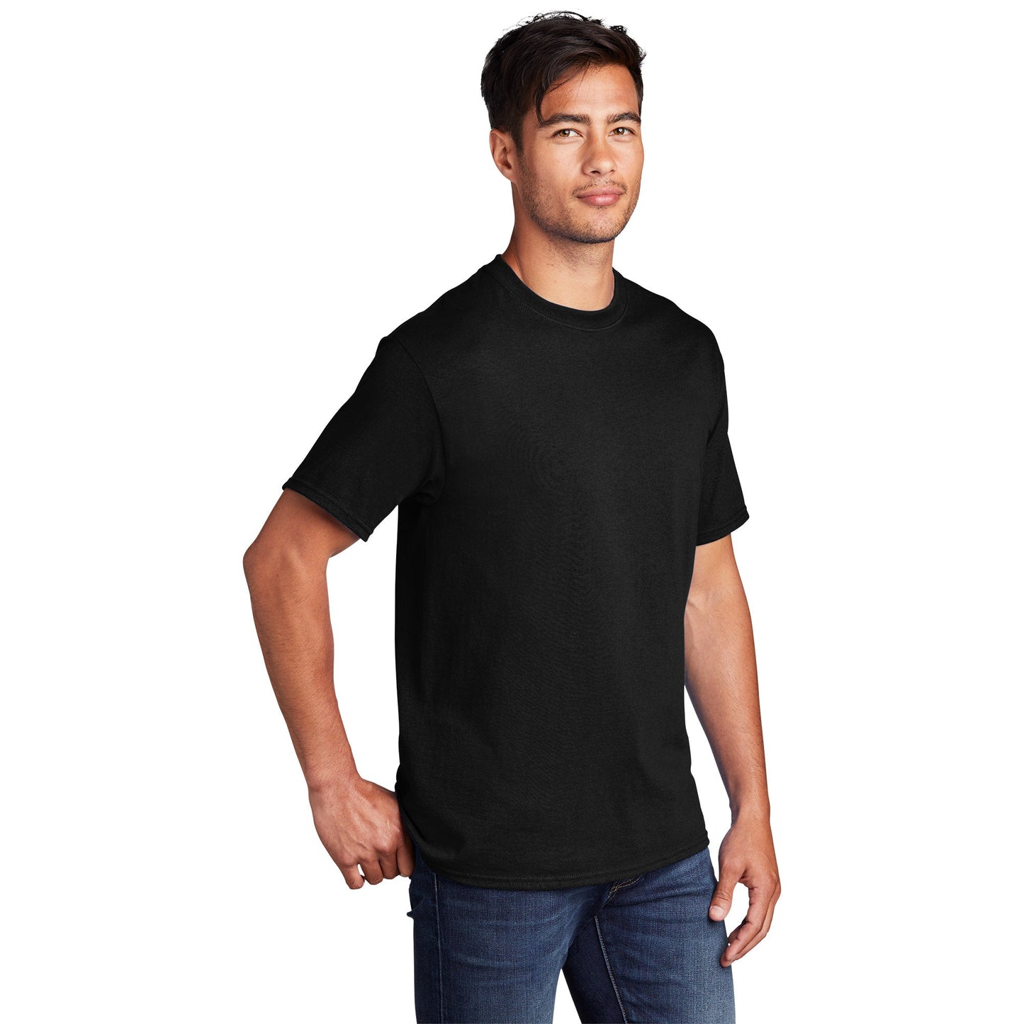 Aquatic Blue T-Shirt - Port & Company - Soft Cotton