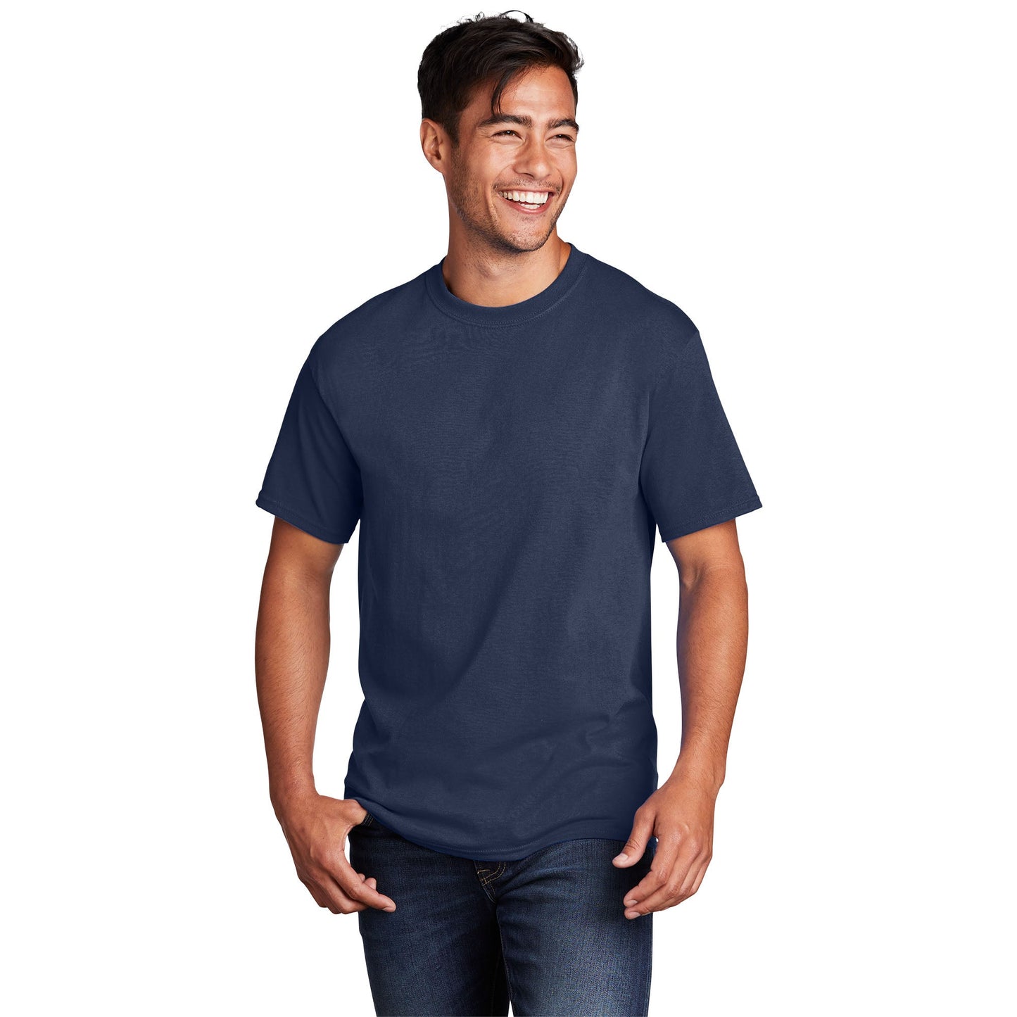 Aquatic Blue T-Shirt - Port & Company - Soft Cotton