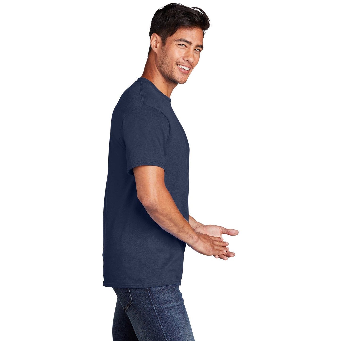 Aquatic Blue T-Shirt - Port & Company - Soft Cotton