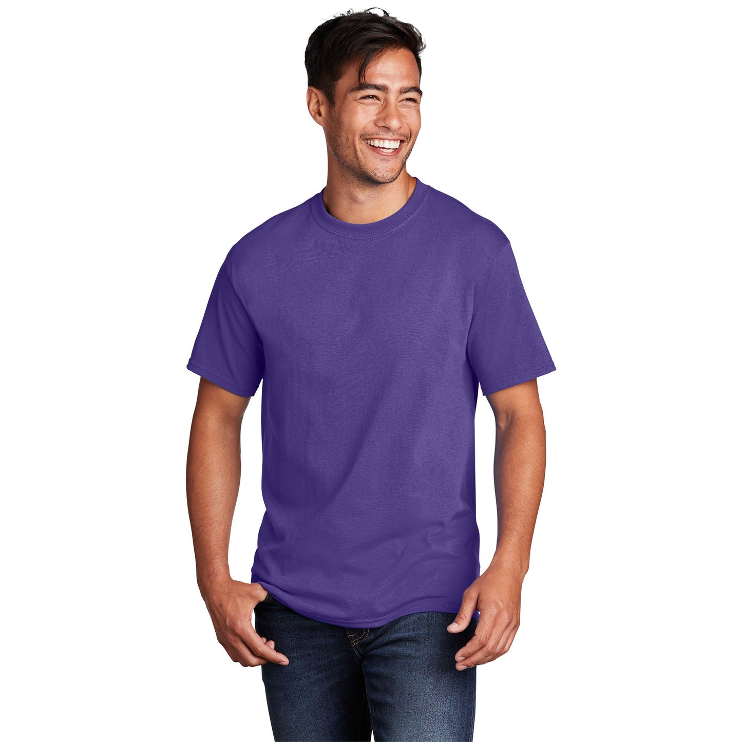Aquatic Blue T-Shirt - Port & Company - Soft Cotton
