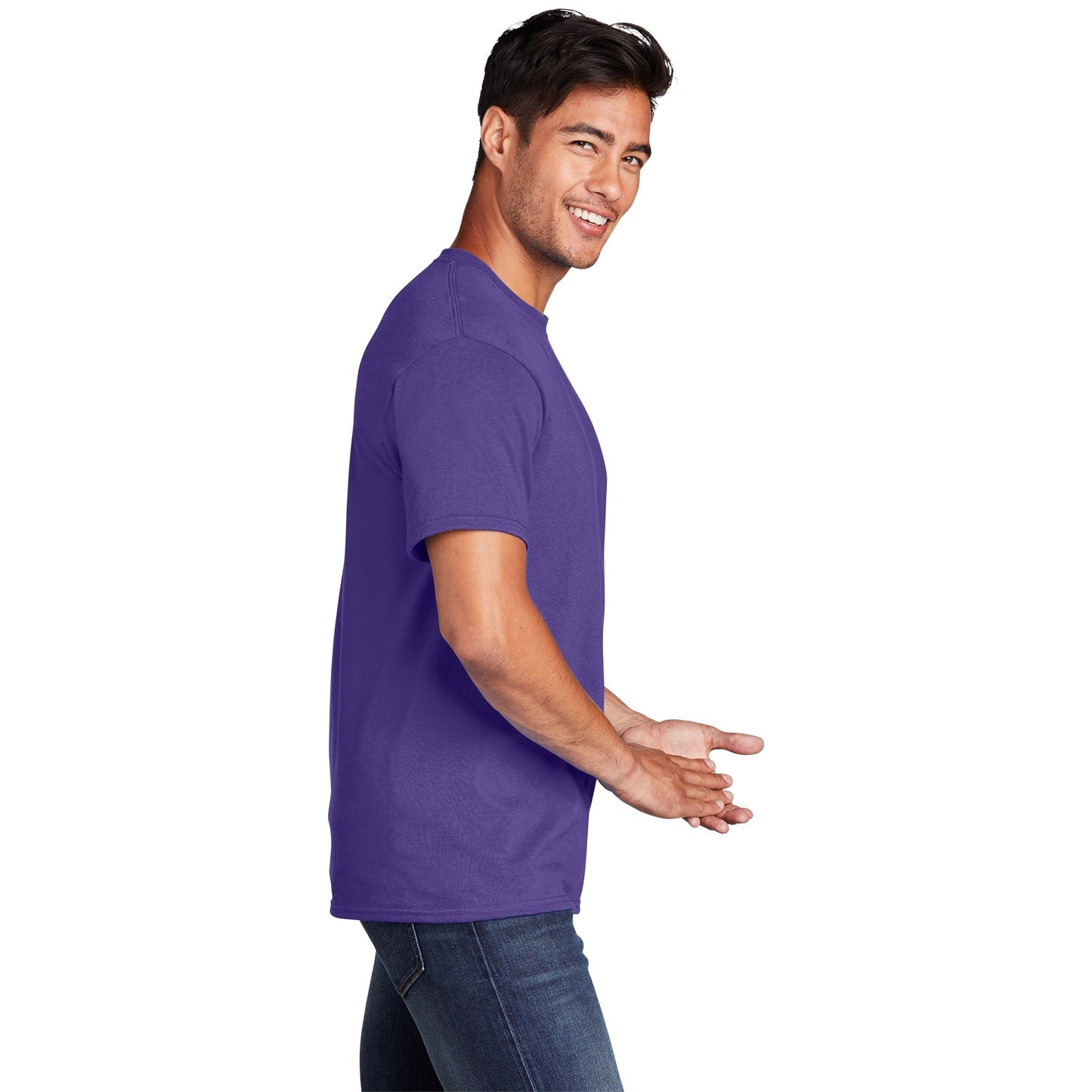 Aquatic Blue T-Shirt - Port & Company - Soft Cotton