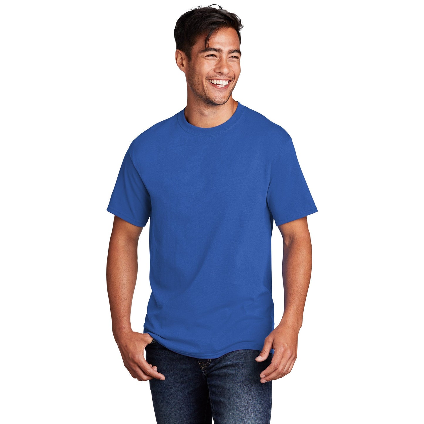 Aquatic Blue T-Shirt - Port & Company - Soft Cotton