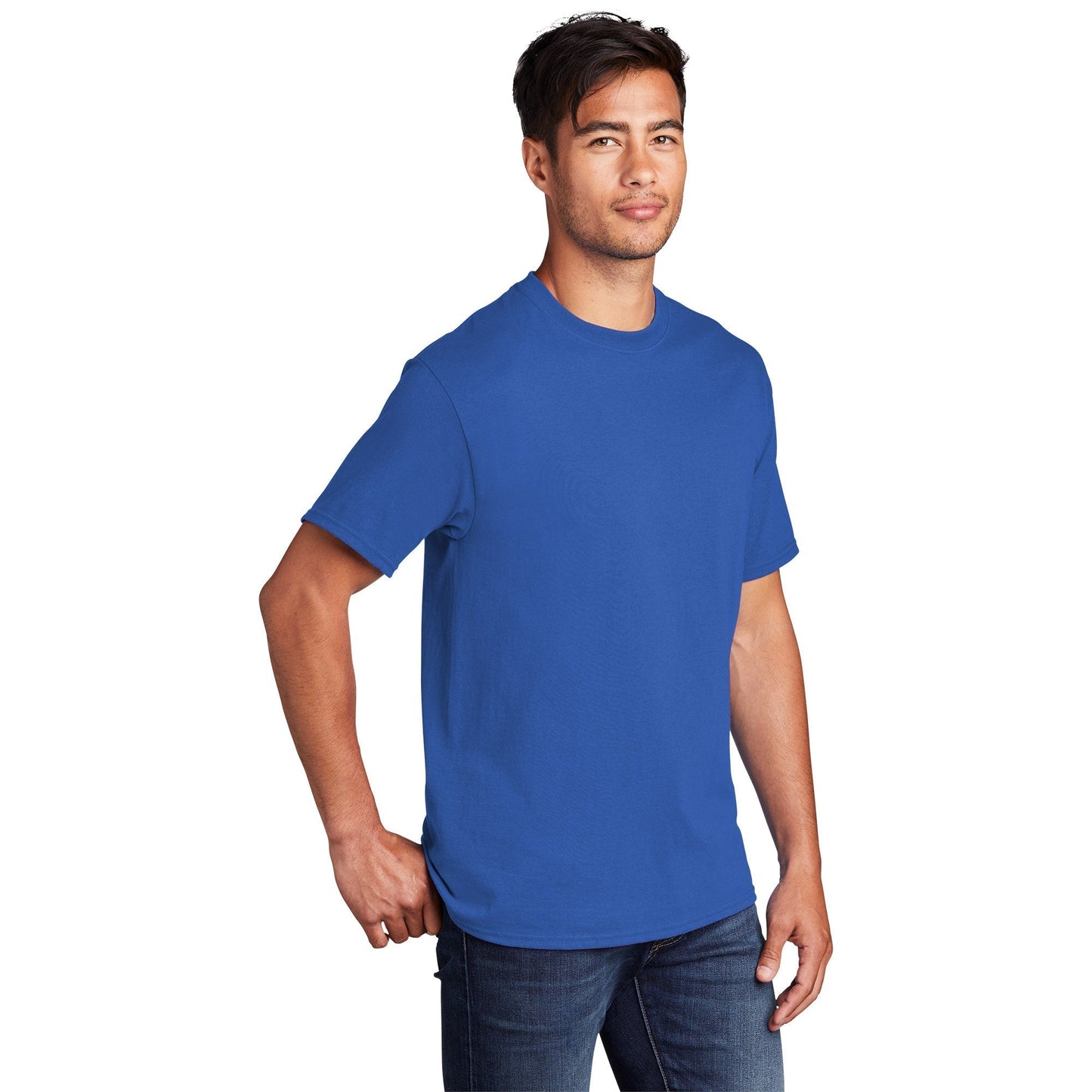 Aquatic Blue T-Shirt - Port & Company - Soft Cotton