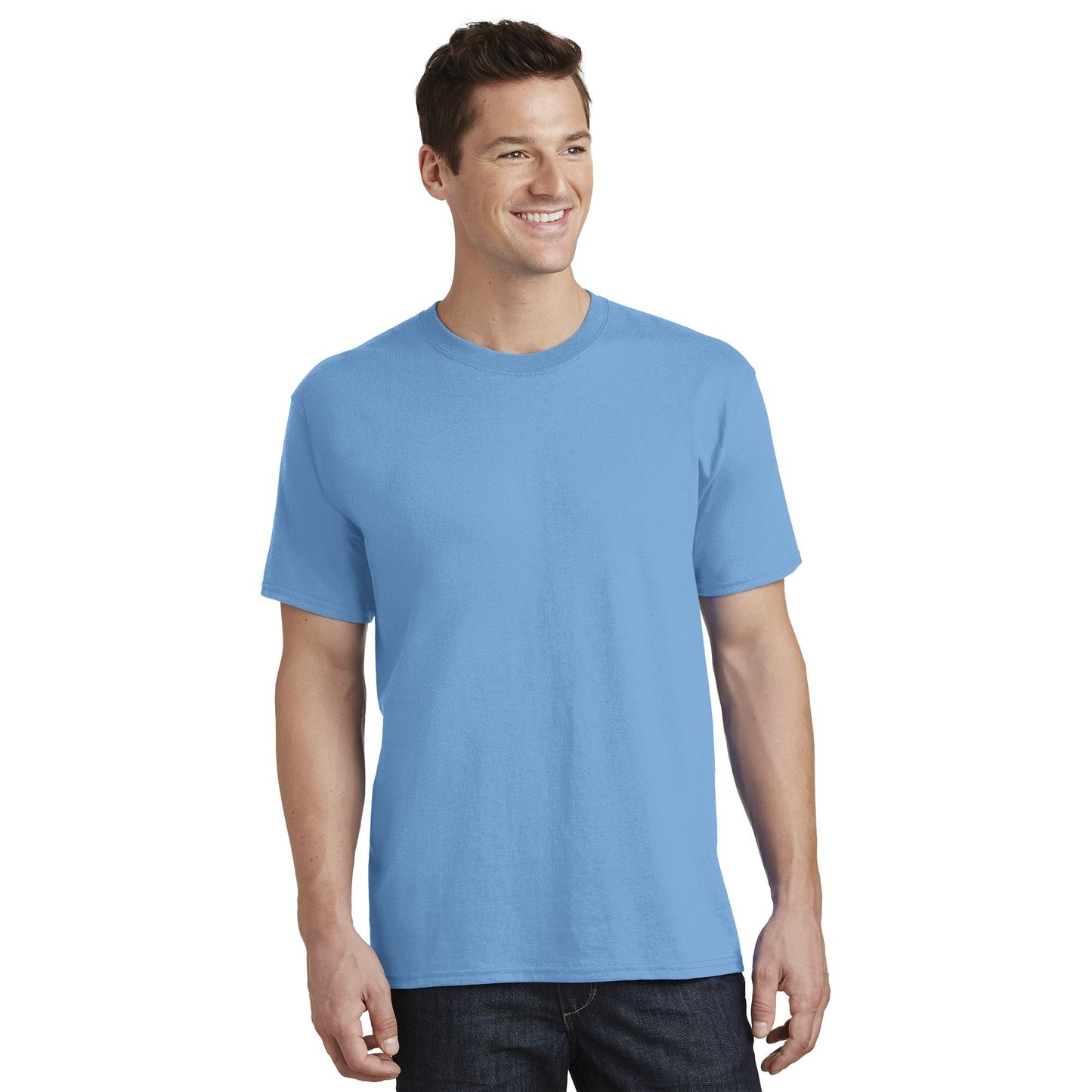 Aquatic Blue T-Shirt - Port & Company - Comfortable Fit