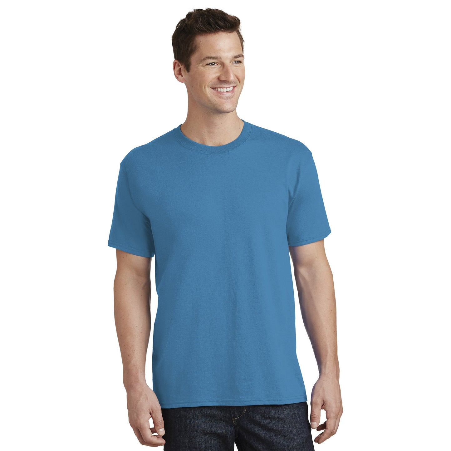 Aquatic Blue T-Shirt - Port & Company - Comfortable Fit