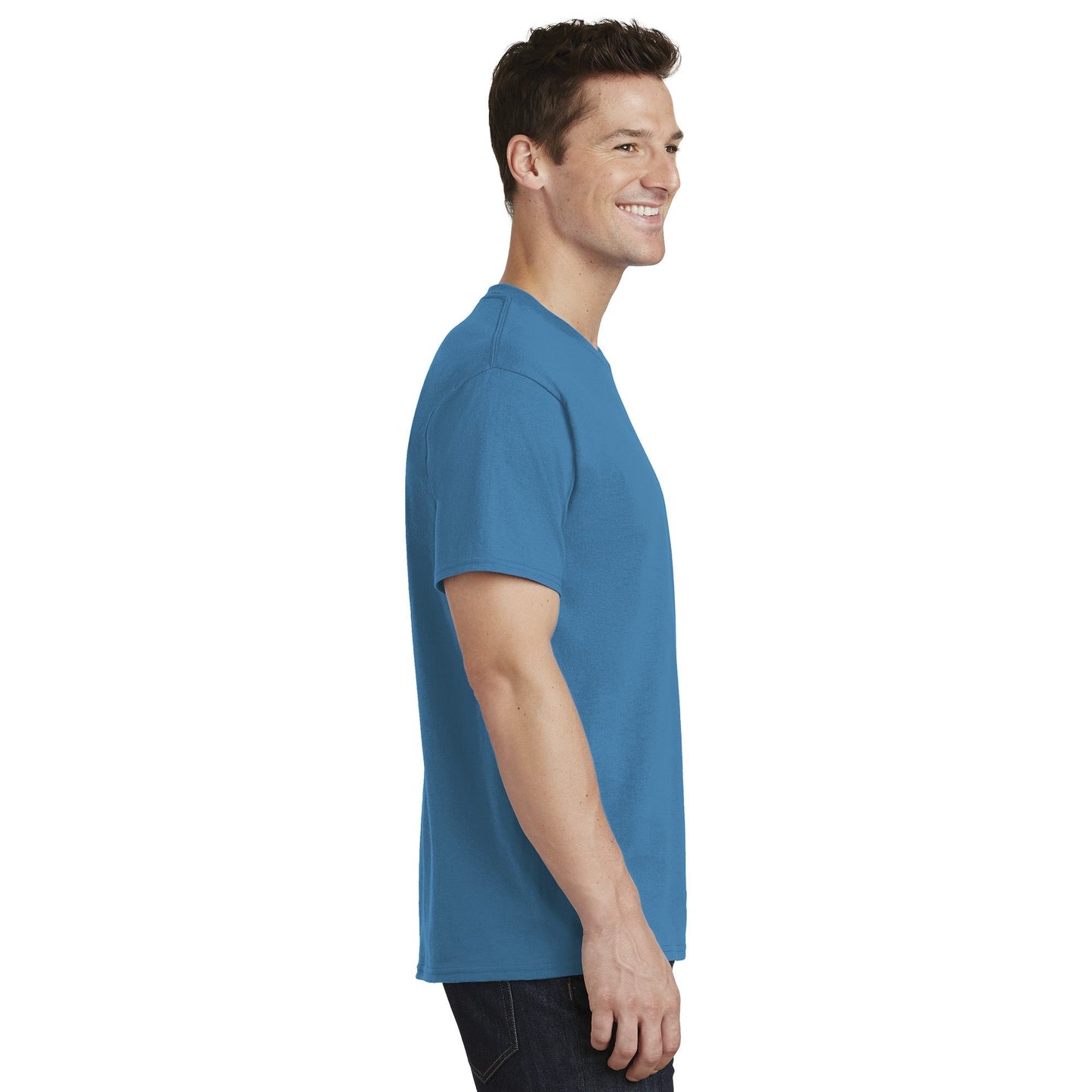 Aquatic Blue T-Shirt - Port & Company - Comfortable Fit