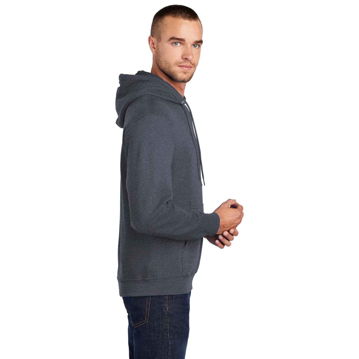 Athletic Heather Sweatshirts - Port & Company - Cozy Fleece