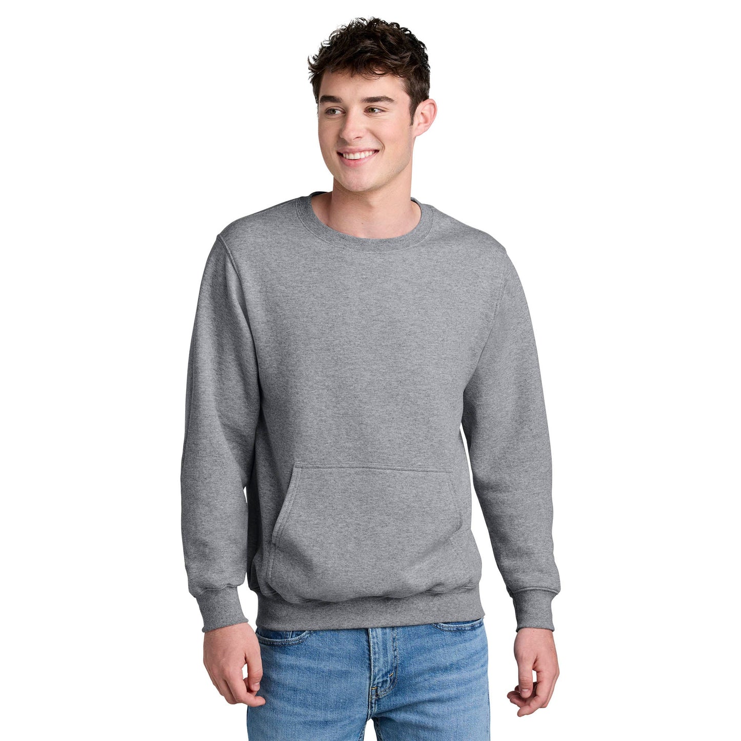 Athletic Heather Sweatshirts - Port & Company - Cozy Fleece