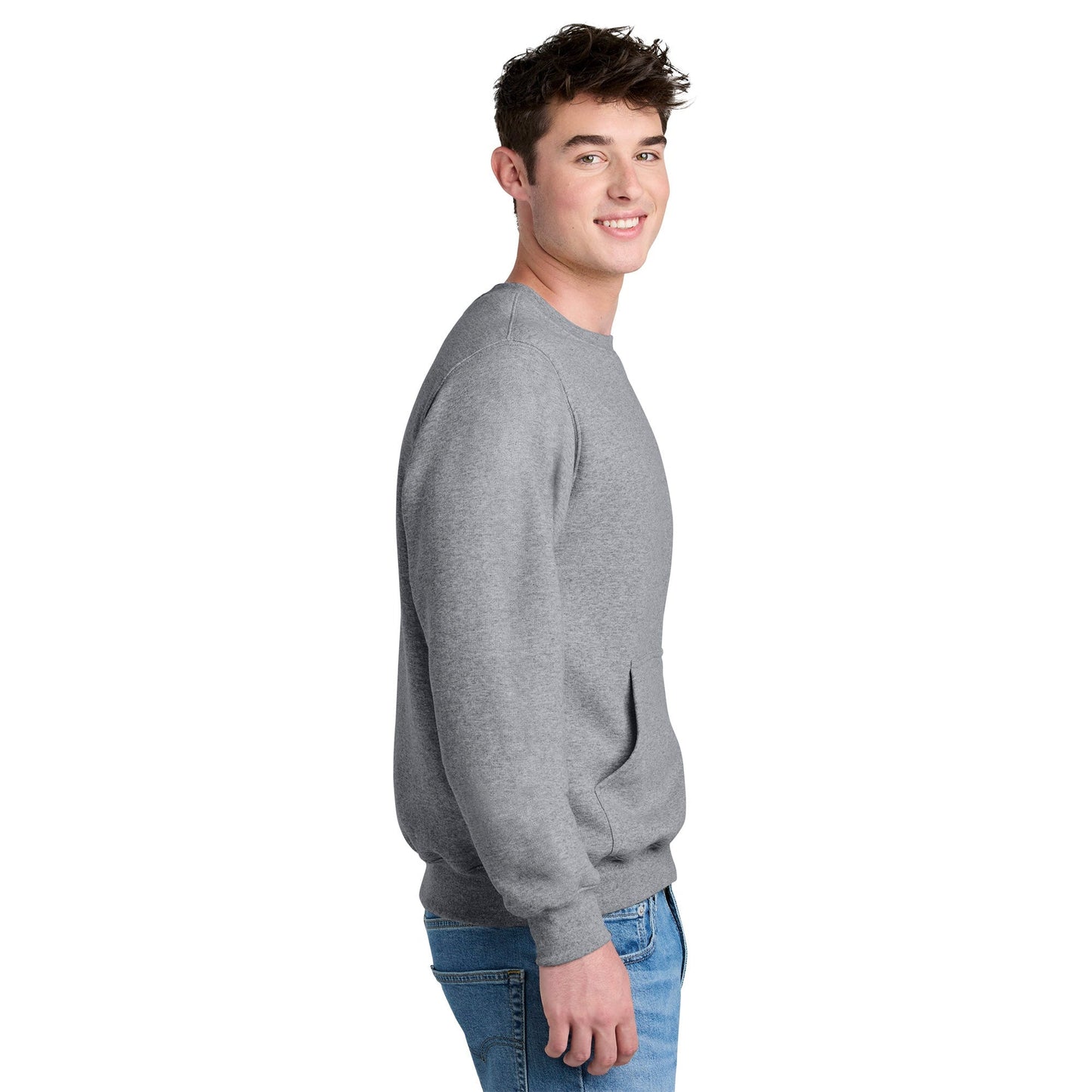 Athletic Heather Sweatshirts - Port & Company - Cozy Fleece