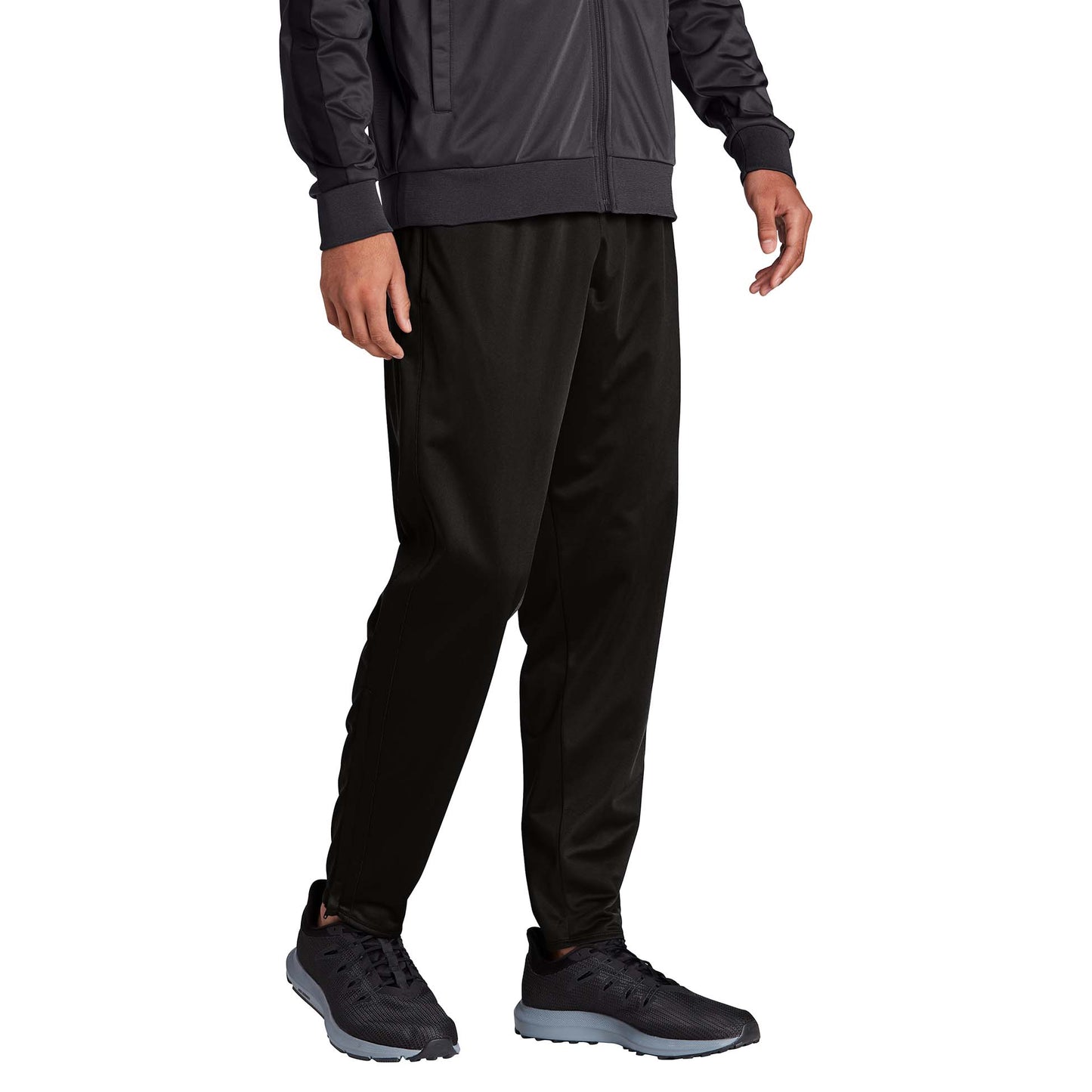 Black Track Pants - Sport-Tek - Comfortable Tricot Fabric