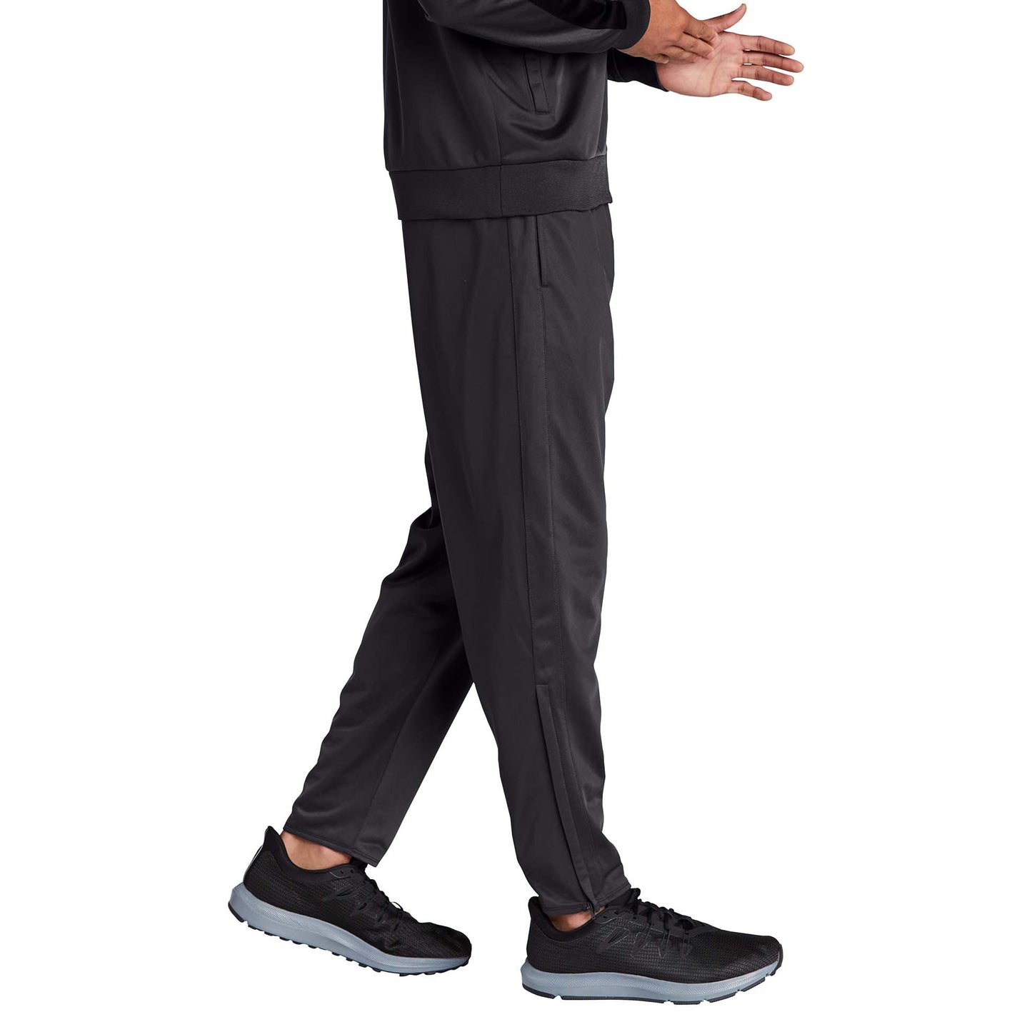Black Track Pants - Sport-Tek - Comfortable Tricot Fabric