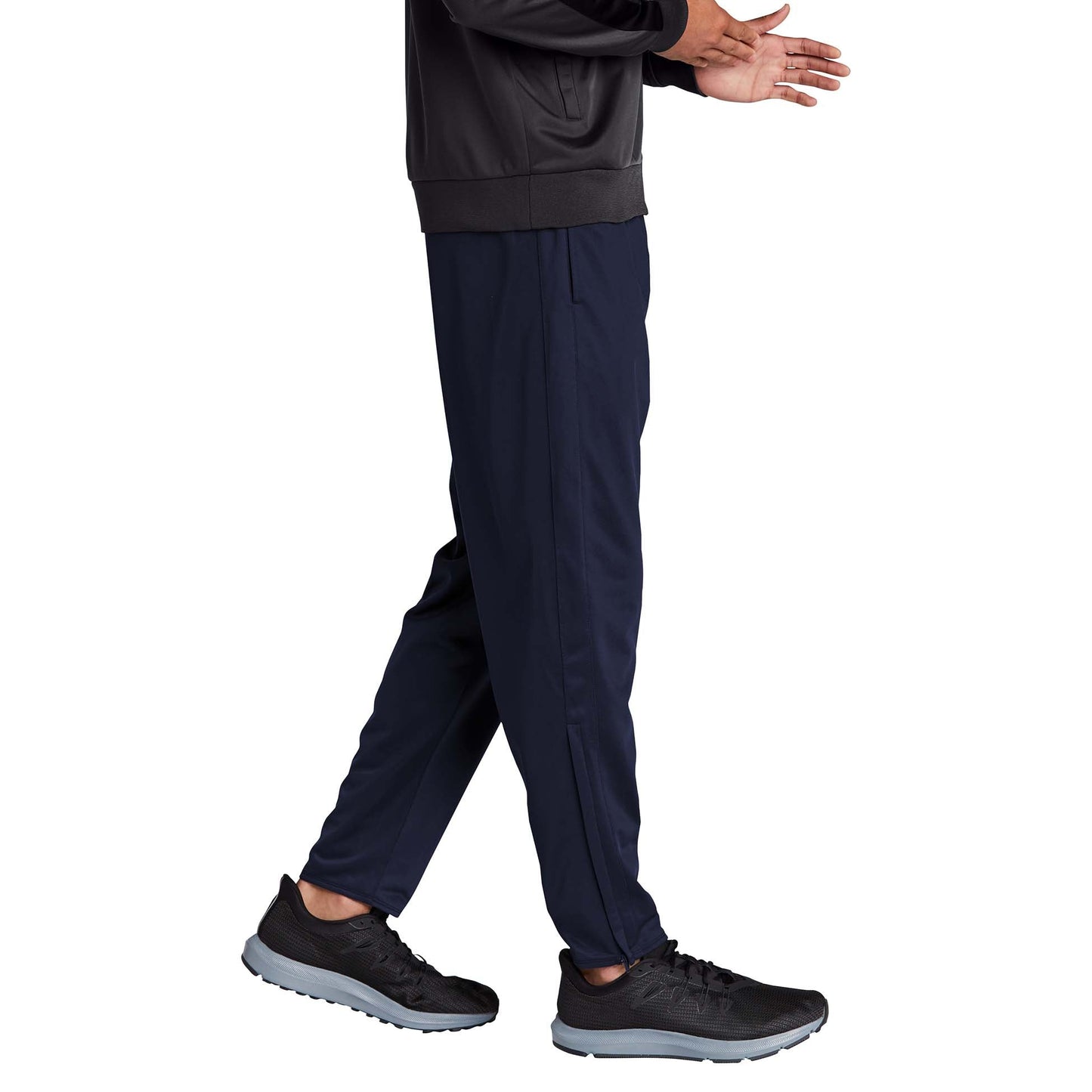 Black Track Pants - Sport-Tek - Comfortable Tricot Fabric