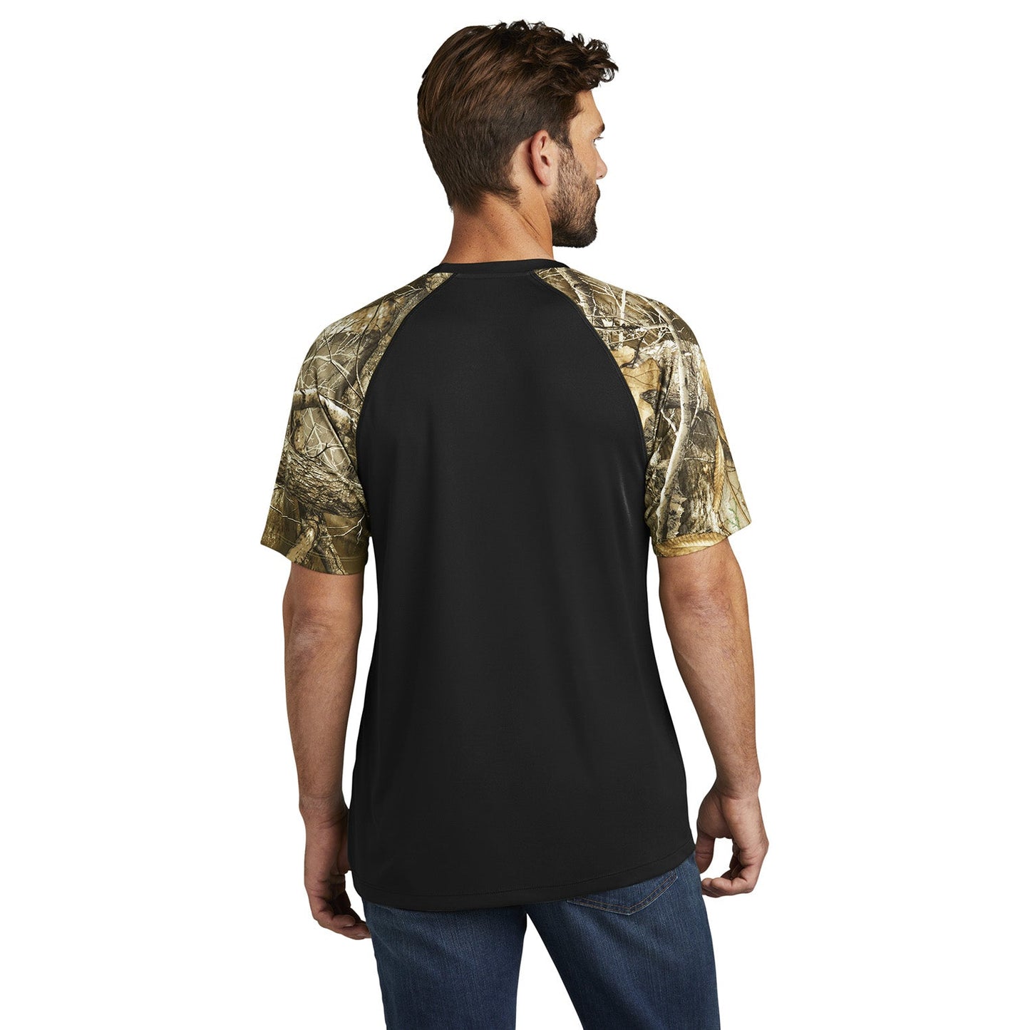 Black Realtree Edge T-Shirts - Russell Outdoors - Moisture Wicking