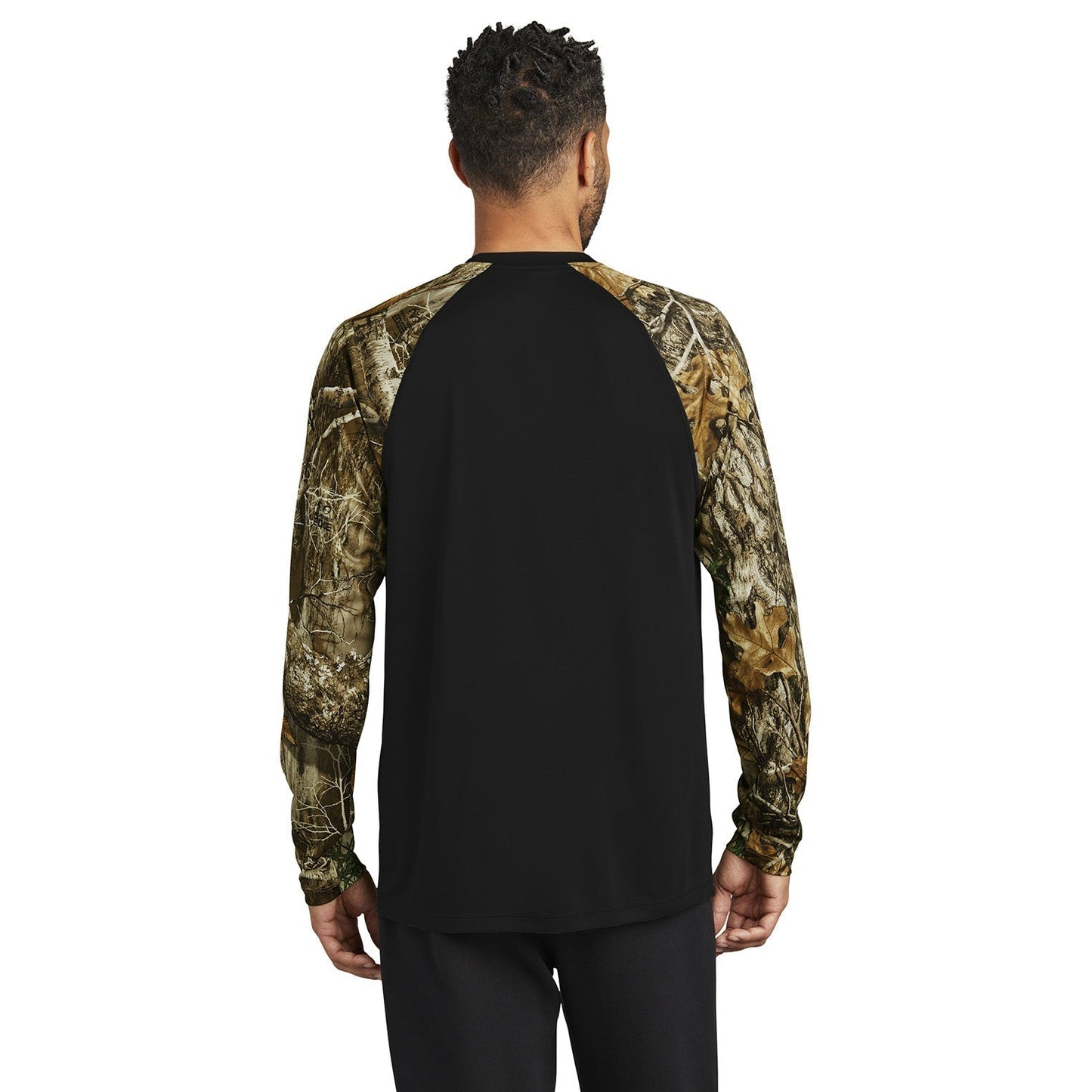 Black Colorblock Tee - Russell Outdoors - Moisture Wicking