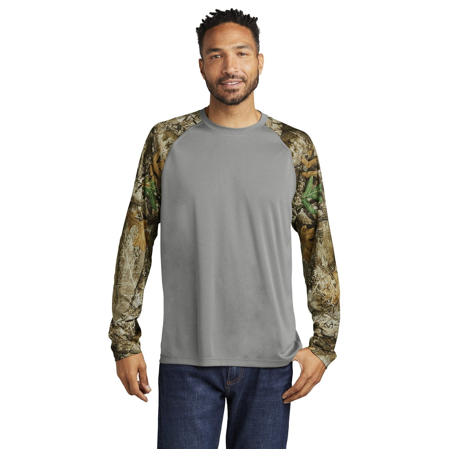 Black Colorblock Tee - Russell Outdoors - Moisture Wicking