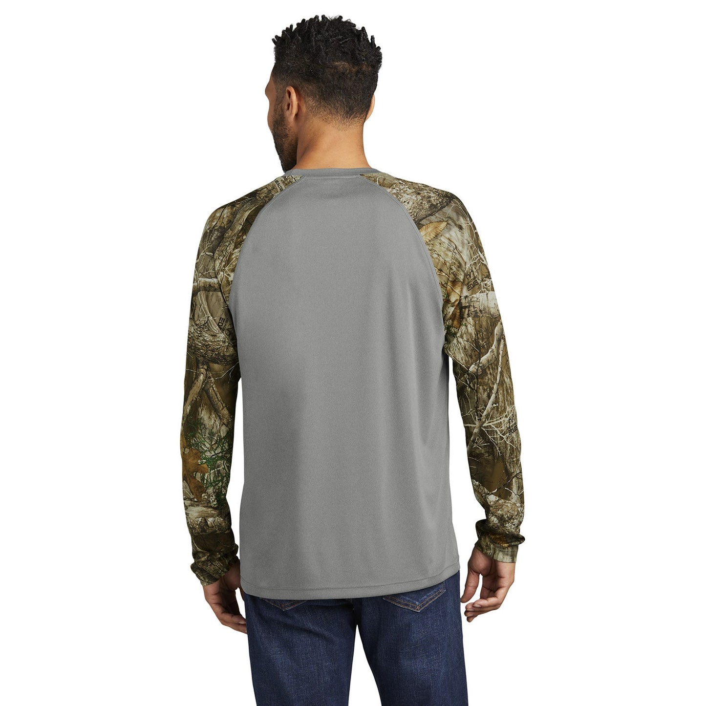 Black Colorblock Tee - Russell Outdoors - Moisture Wicking