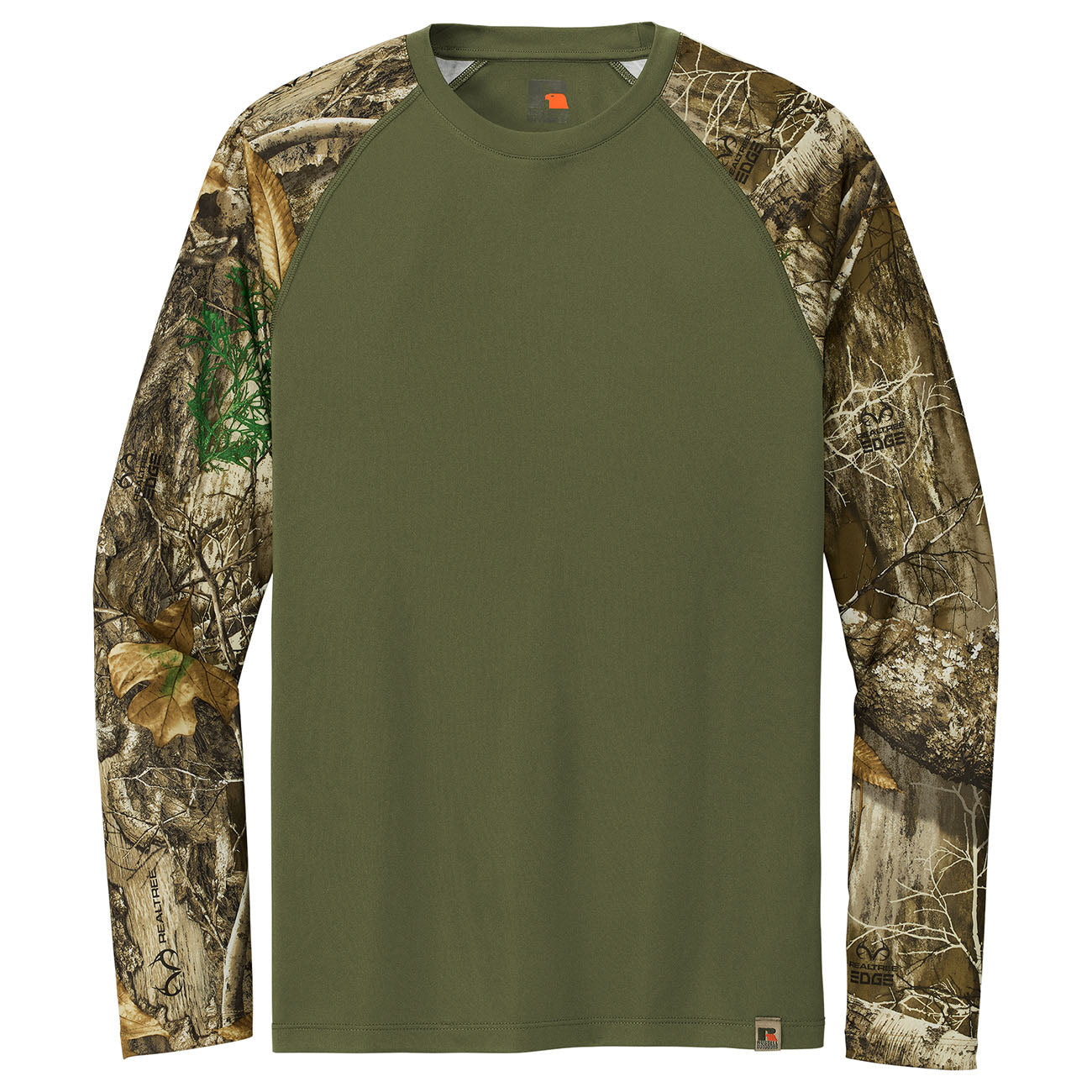 Black Colorblock Tee - Russell Outdoors - Moisture Wicking