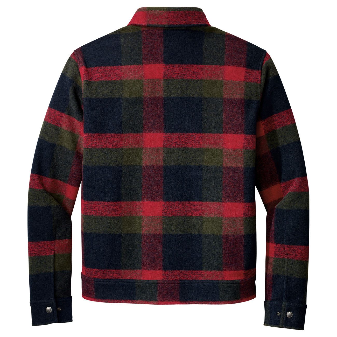 Deep Black Plaid Jacket - Russell Outdoors - Comfortable Fit