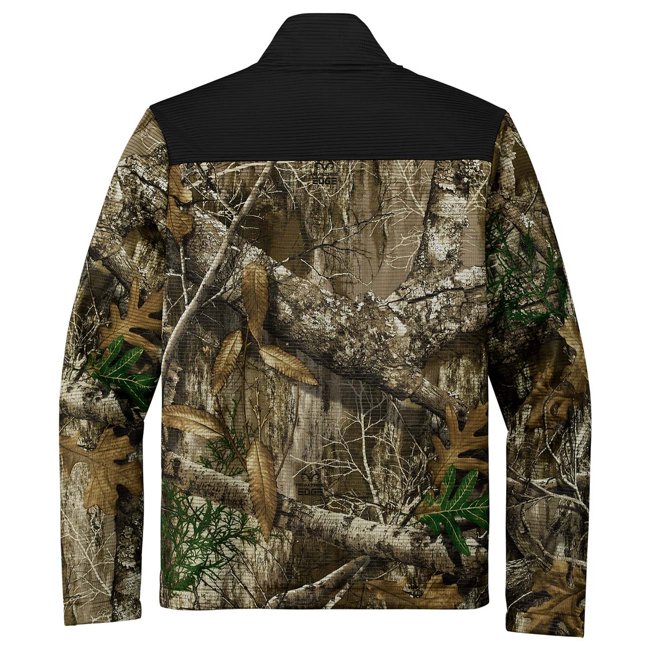Deep Black Sweatshirt - Russell Outdoors - Colorblock Design