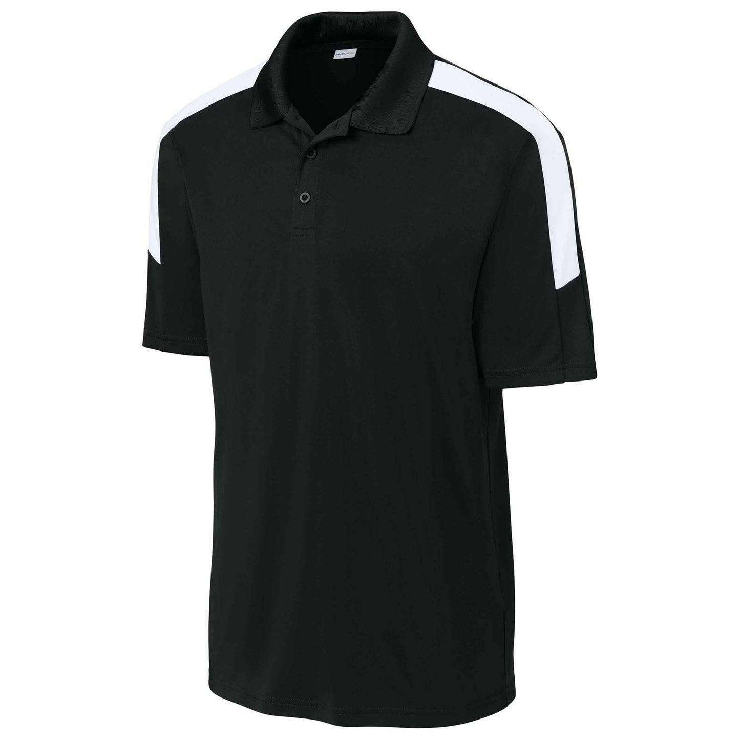 Black/Gold Polo Shirts - Sport-Tek - Stylish Moisture-Wicking