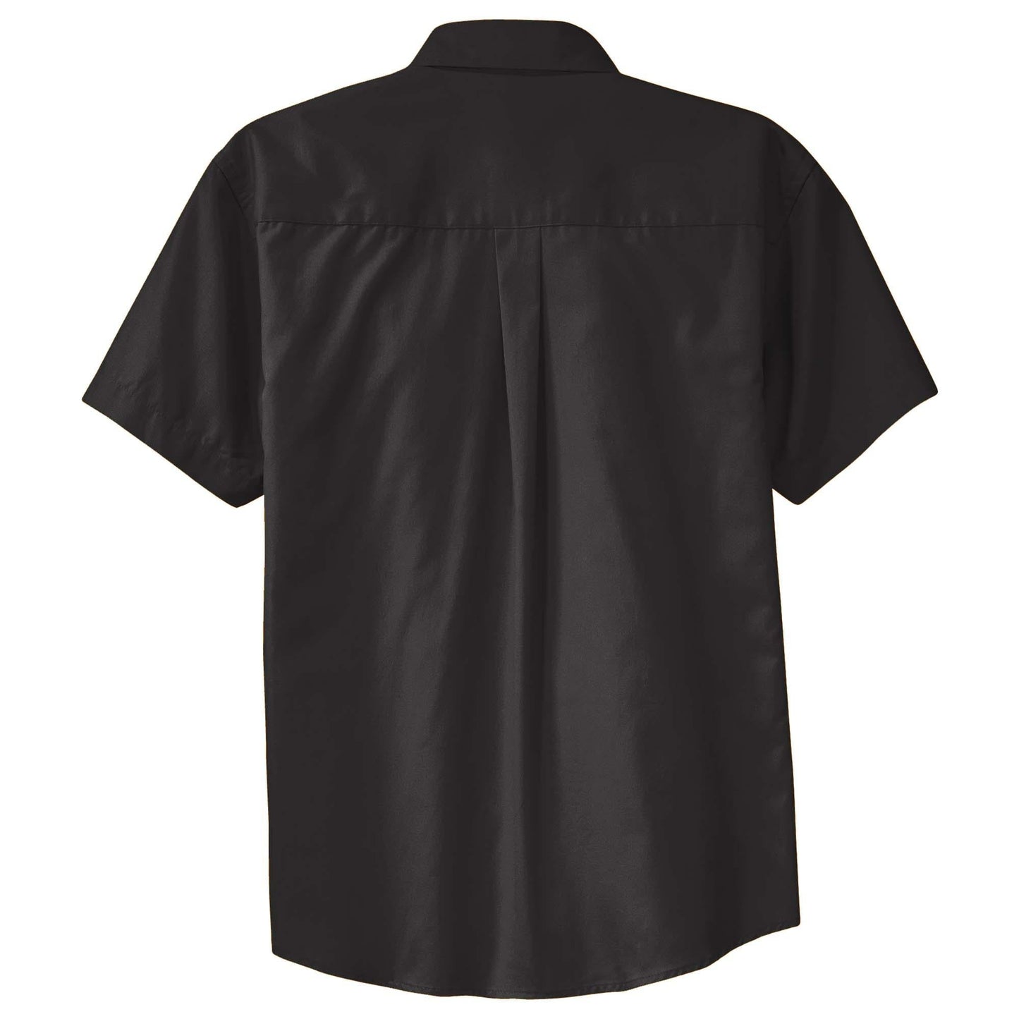 Black/Light Stone Button Up Shirt - Port Authority - Easy Care