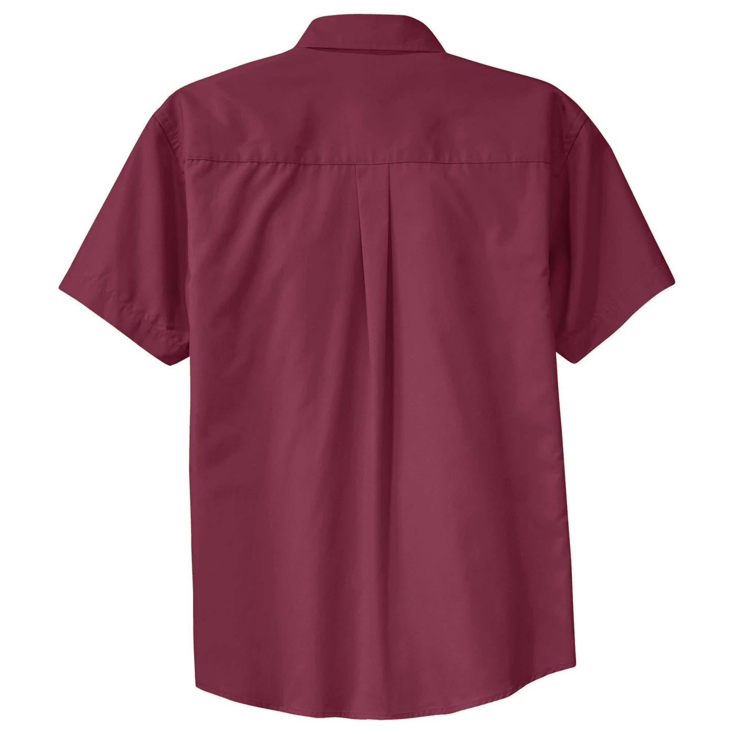 Black/Light Stone Button Up Shirt - Port Authority - Easy Care