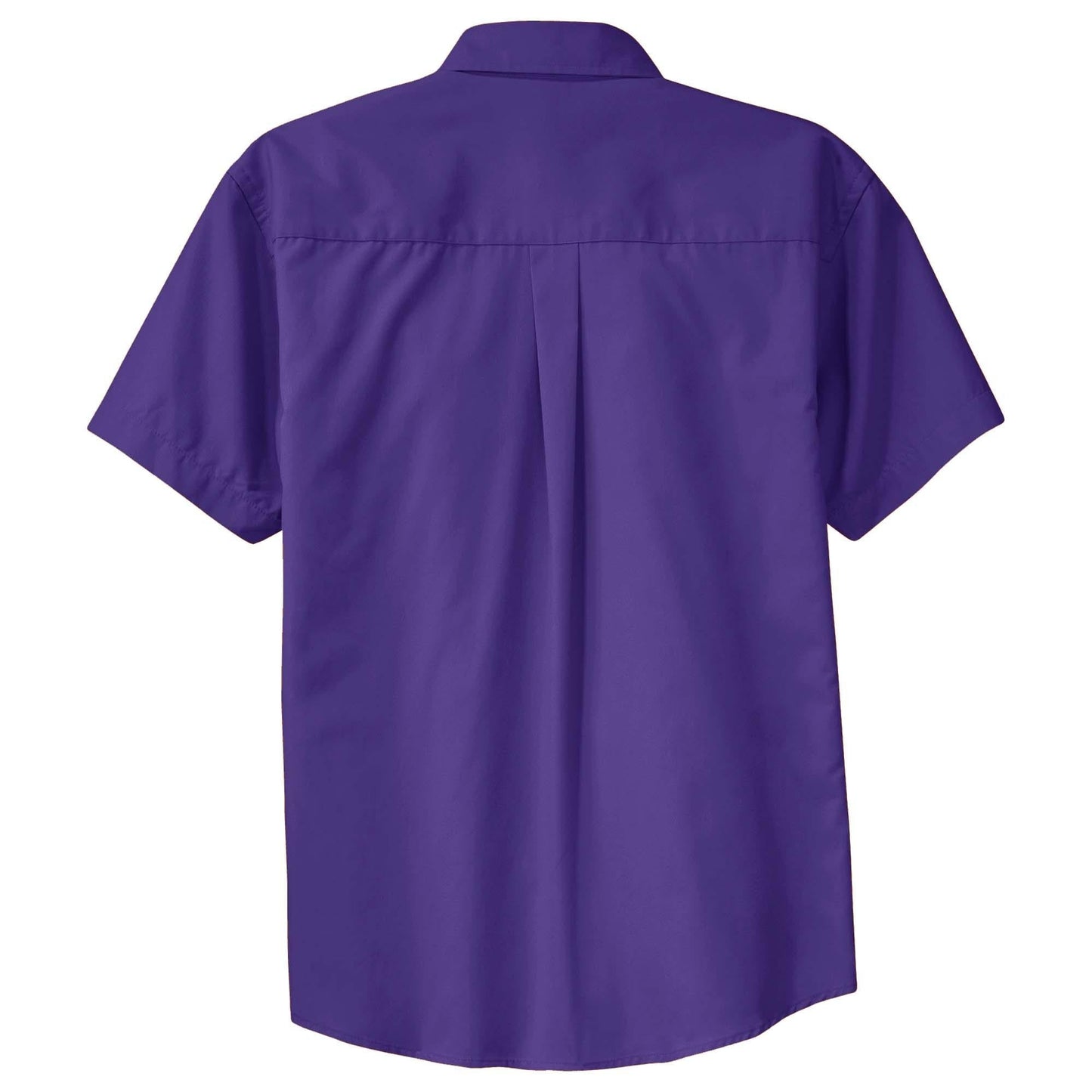 Black/Light Stone Button Up Shirt - Port Authority - Easy Care