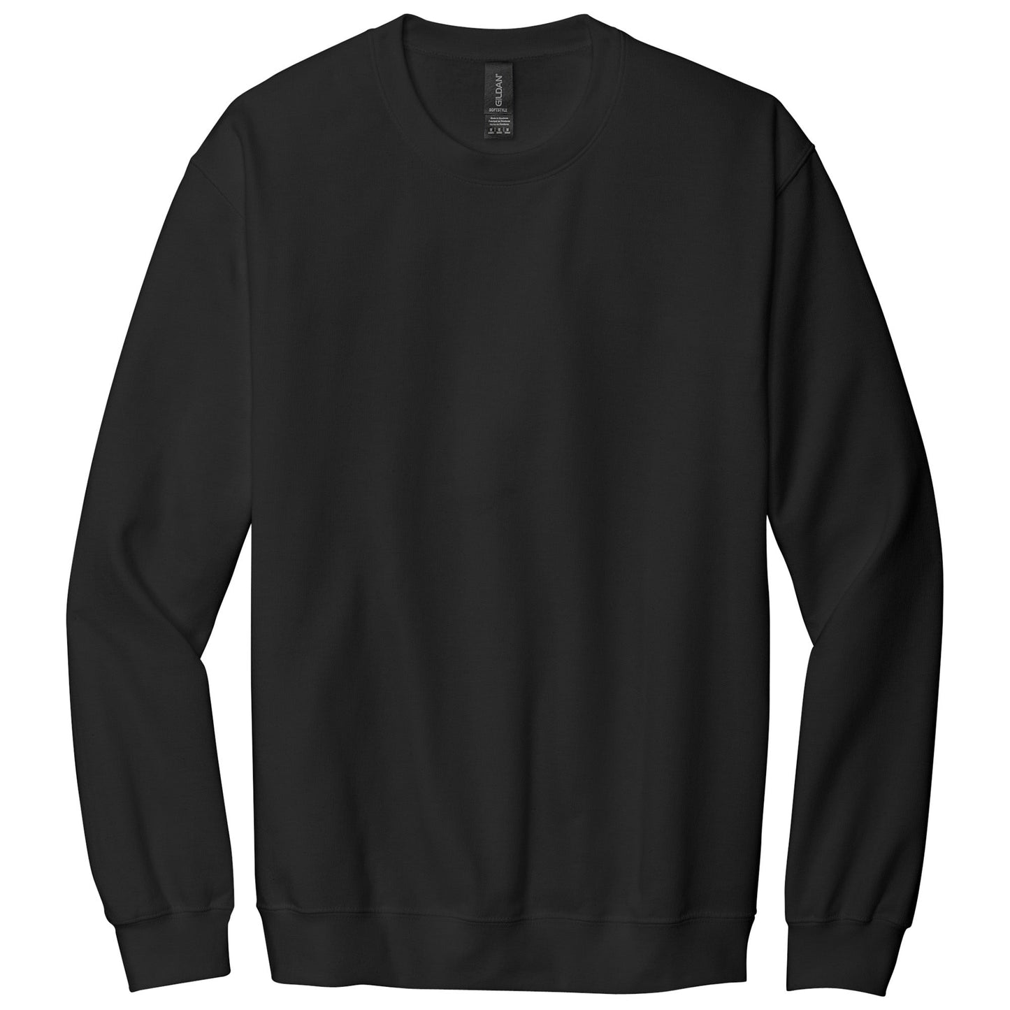 Black Sweatshirts - Gildan - Softstyle Comfort Fit