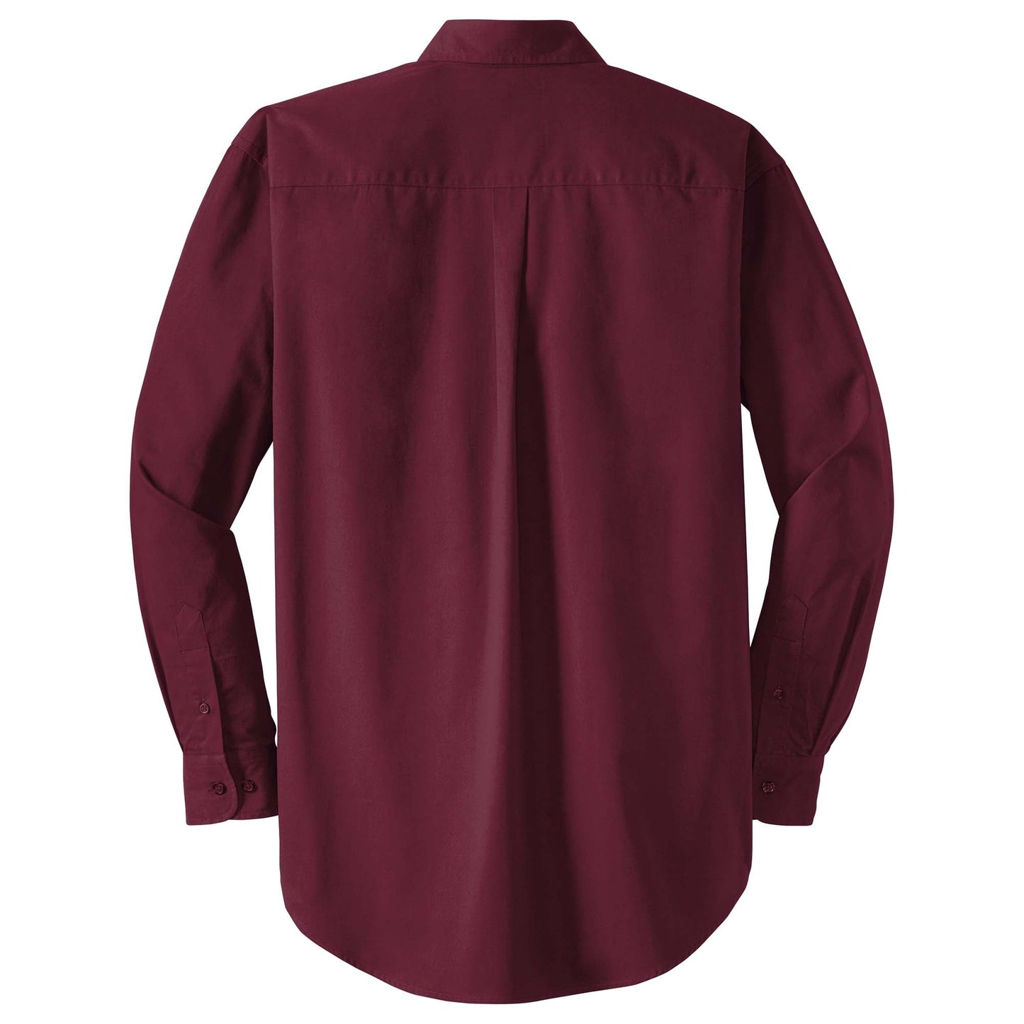 Burgundy Button Up Shirts - Cornerstone - Soft Twill