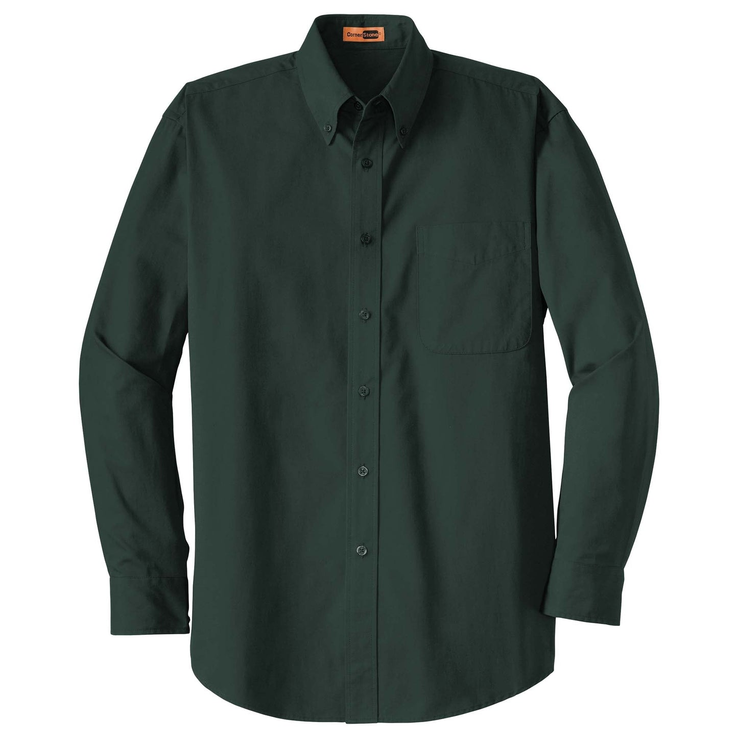 Burgundy Button Up Shirts - Cornerstone - Soft Twill
